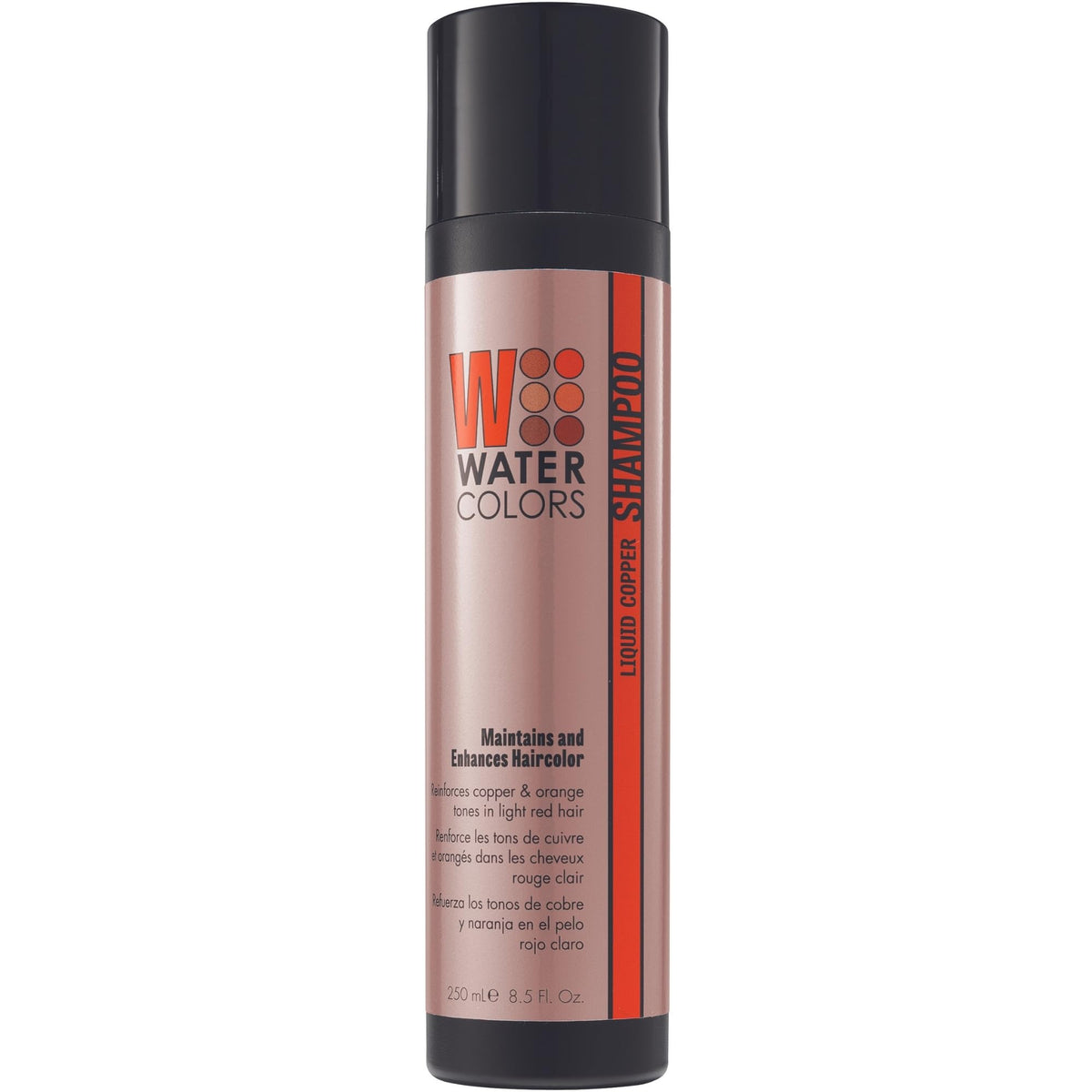 Watercolors Liquid Copper bottle pour suggests color refresh.