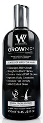 Watermans front label showing product benefits and volume