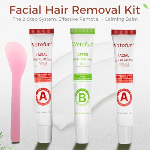 Watofun peach fuzz removal on sideburns and cheeks for smoother skin