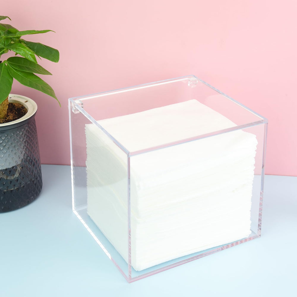 Watpot clear box used for countertop organization and tidiness
