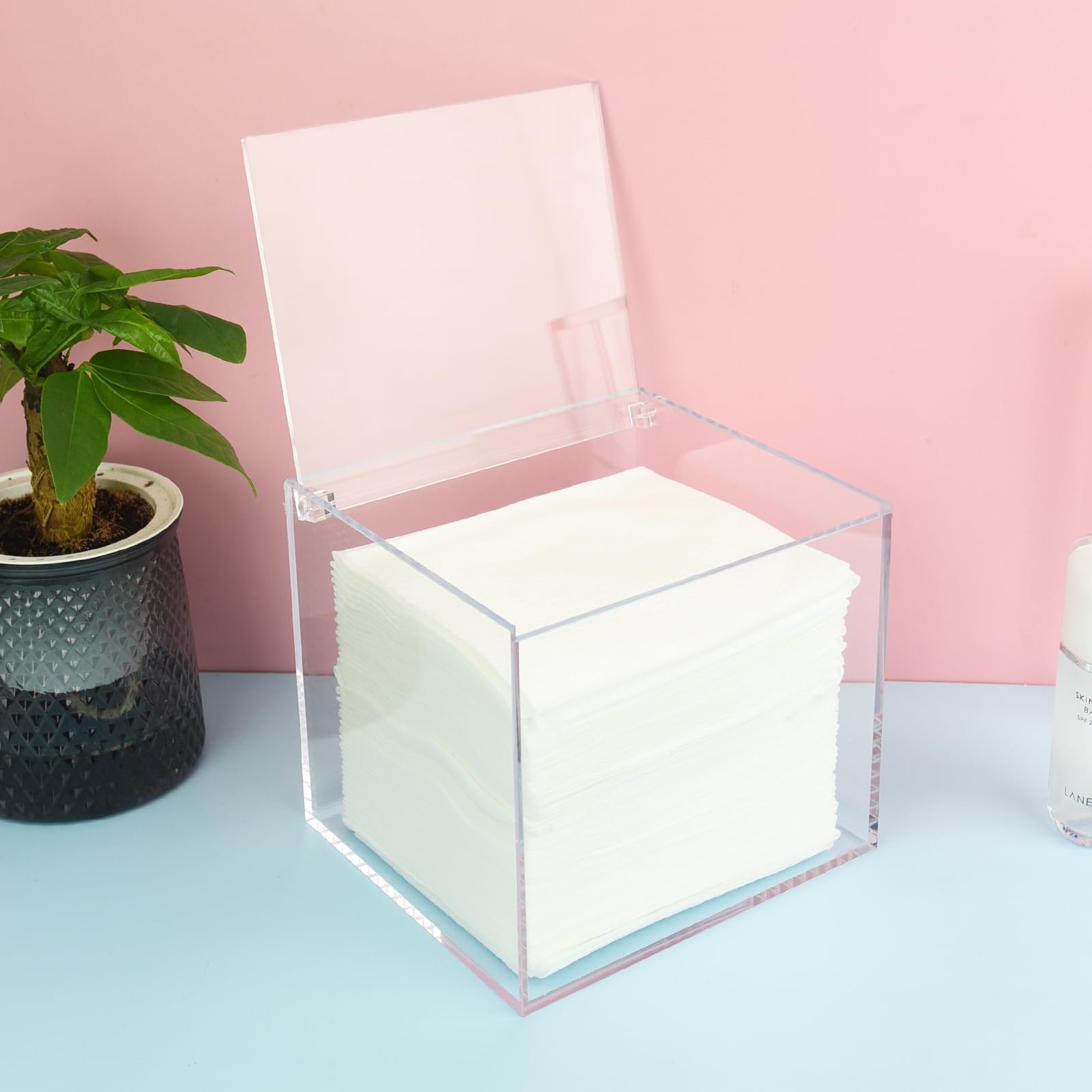 Watpot gift-ready acrylic face towel box suitable for gifting