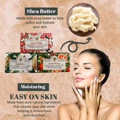 Wavertree & London French Pear soap bar for gentle hydration