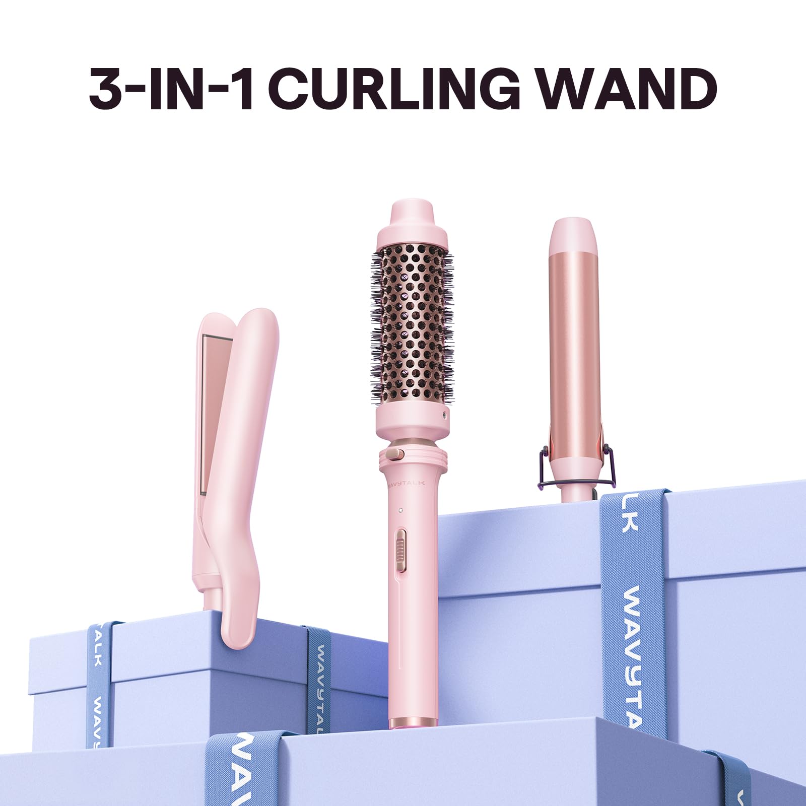 Wavytalk 3 in 1 styled look demonstration for home-salon results.
