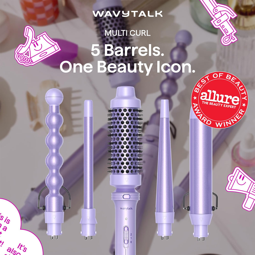 Wavytalk 0.5-1 inch tapered wand offers versatile wave options.