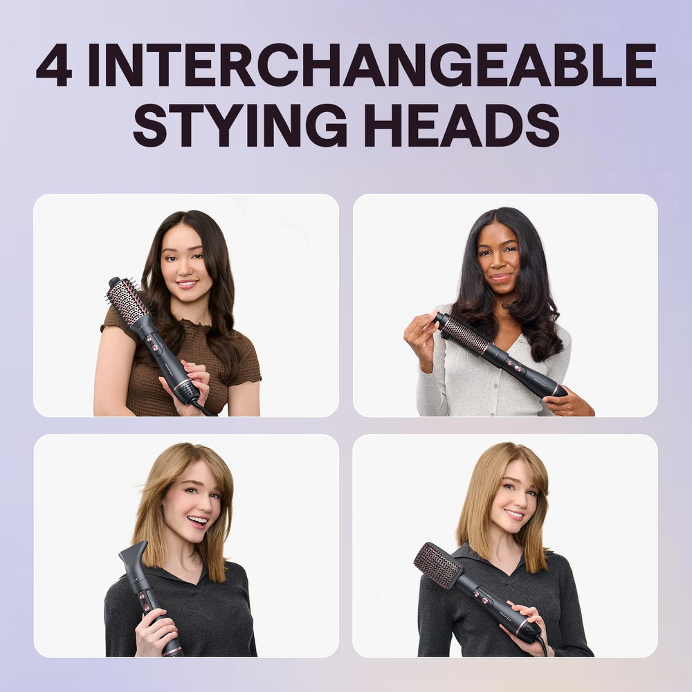 Wavytalk Air Sculpt 4-in-1 paddle brush delivers sleek, straight styles with easy detangling