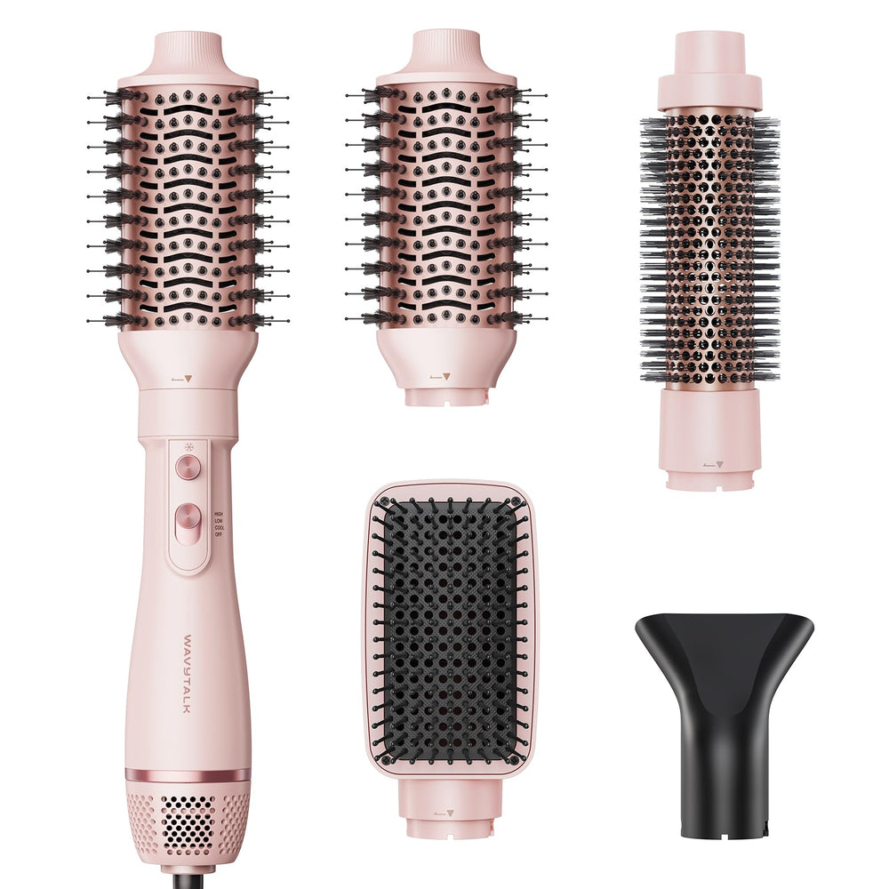 Wavytalk Air Sculpt 4-in-1 pink set enables quick, salon-like blowouts at home.