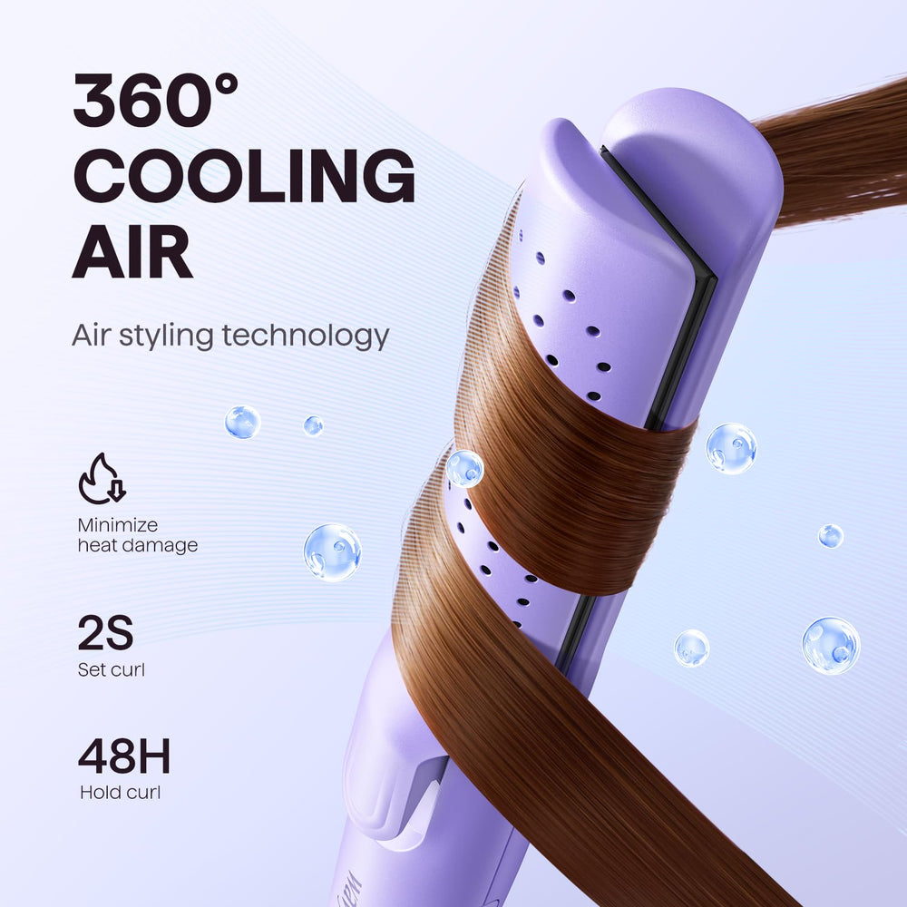 Wavytalk Airflow Styler 3D floating plates reduce tugging for smoother styling.