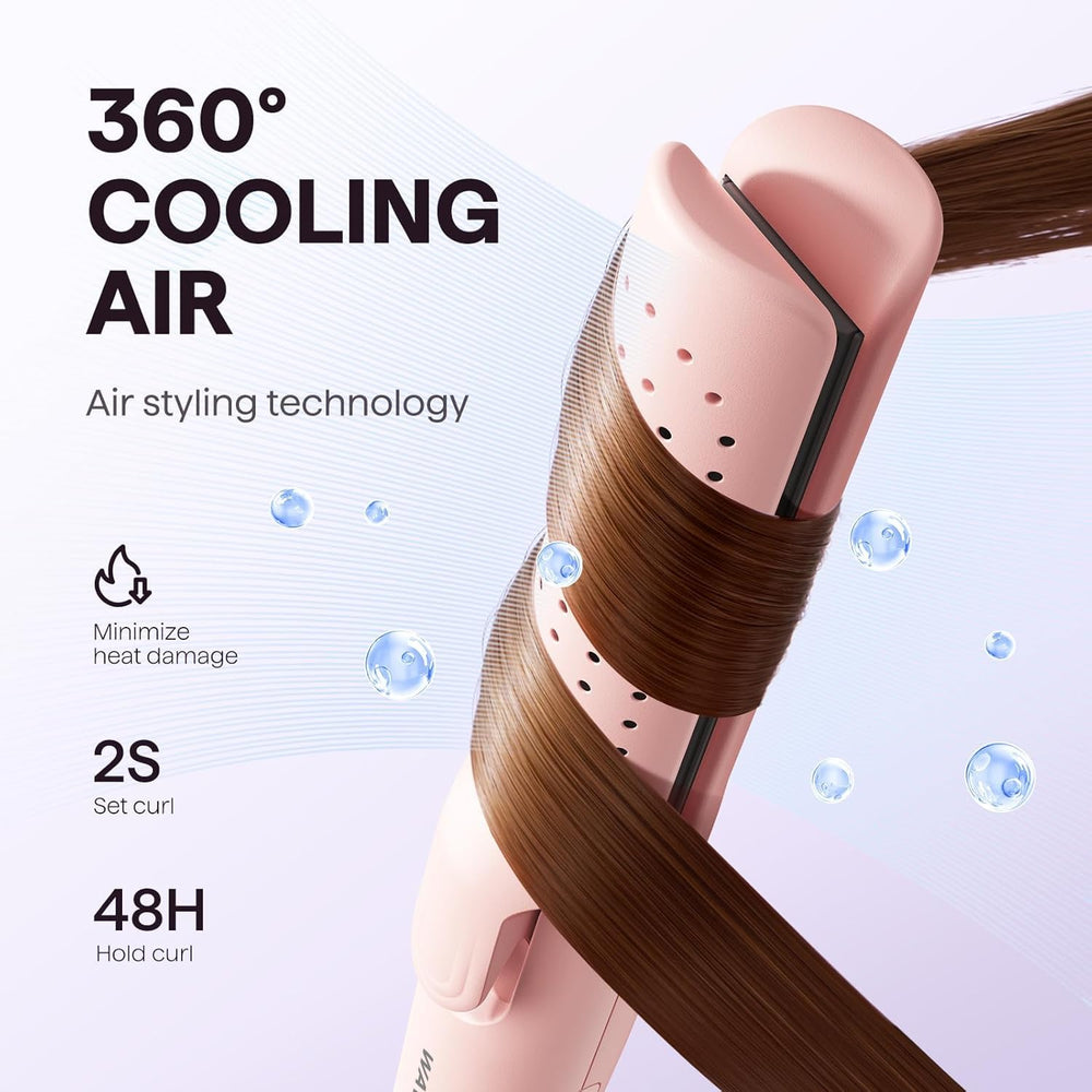 Wavytalk Airflow Styler 3D floating plates glide smoothly to prevent pulling.