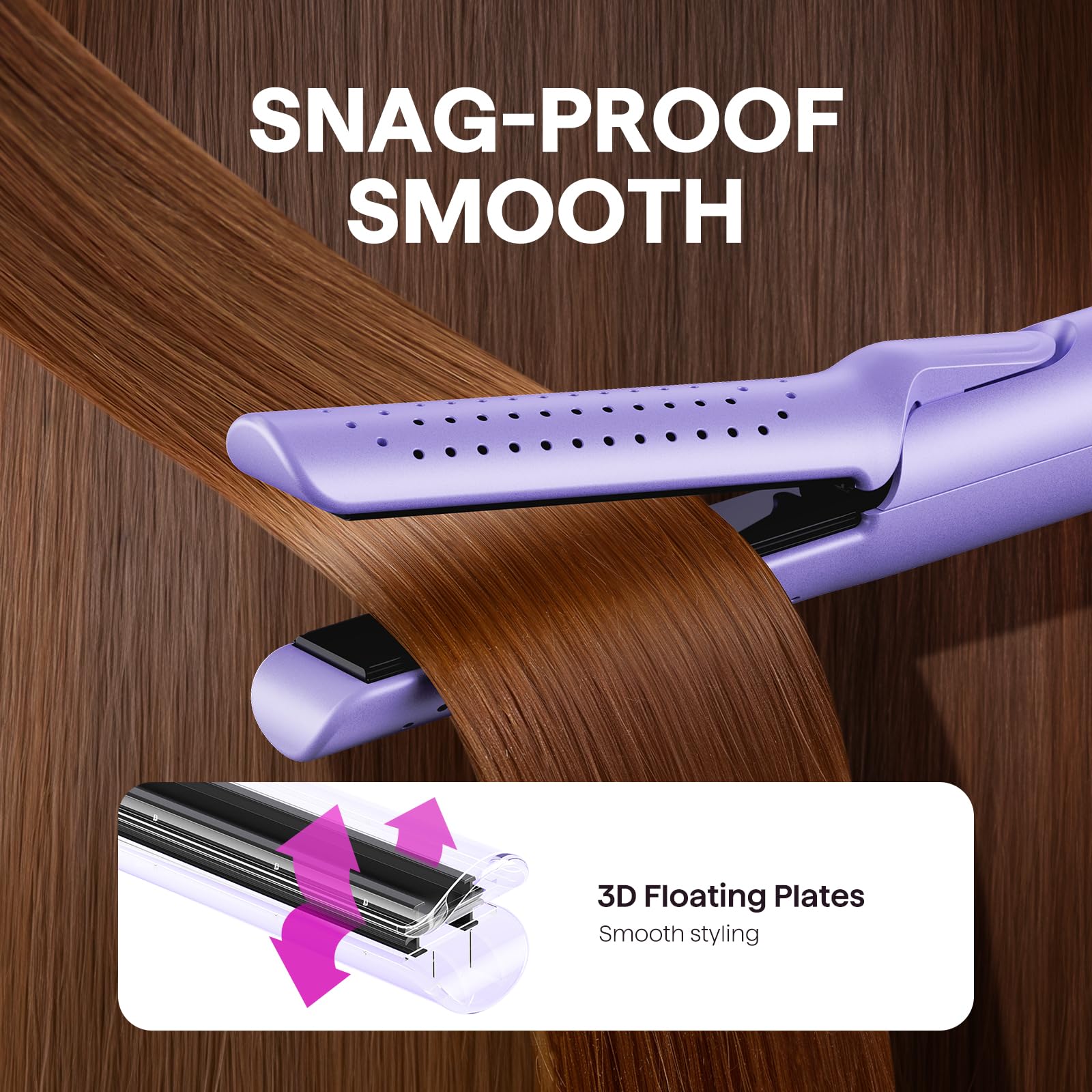 Wavytalk Airflow Styler cool air lock visual supports quick curl setting.