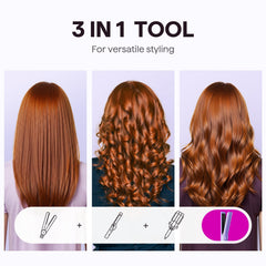 Wavytalk Airflow Styler rotating dial illustrates precise heat control for all hair types.