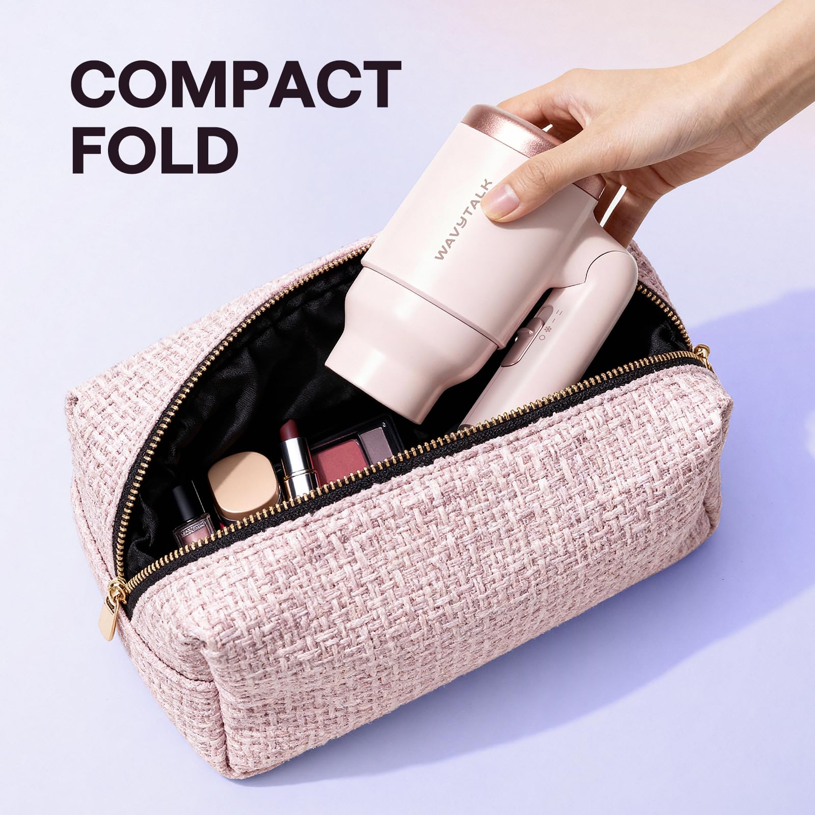 Wavytalk concentrator attachment in use for precise blowouts