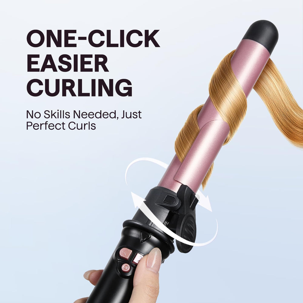 Wavytalk Curl Cycle rotating barrel for even heat and lasting curls