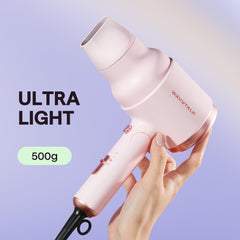 Wavytalk diffuser attachment in use for even curls
