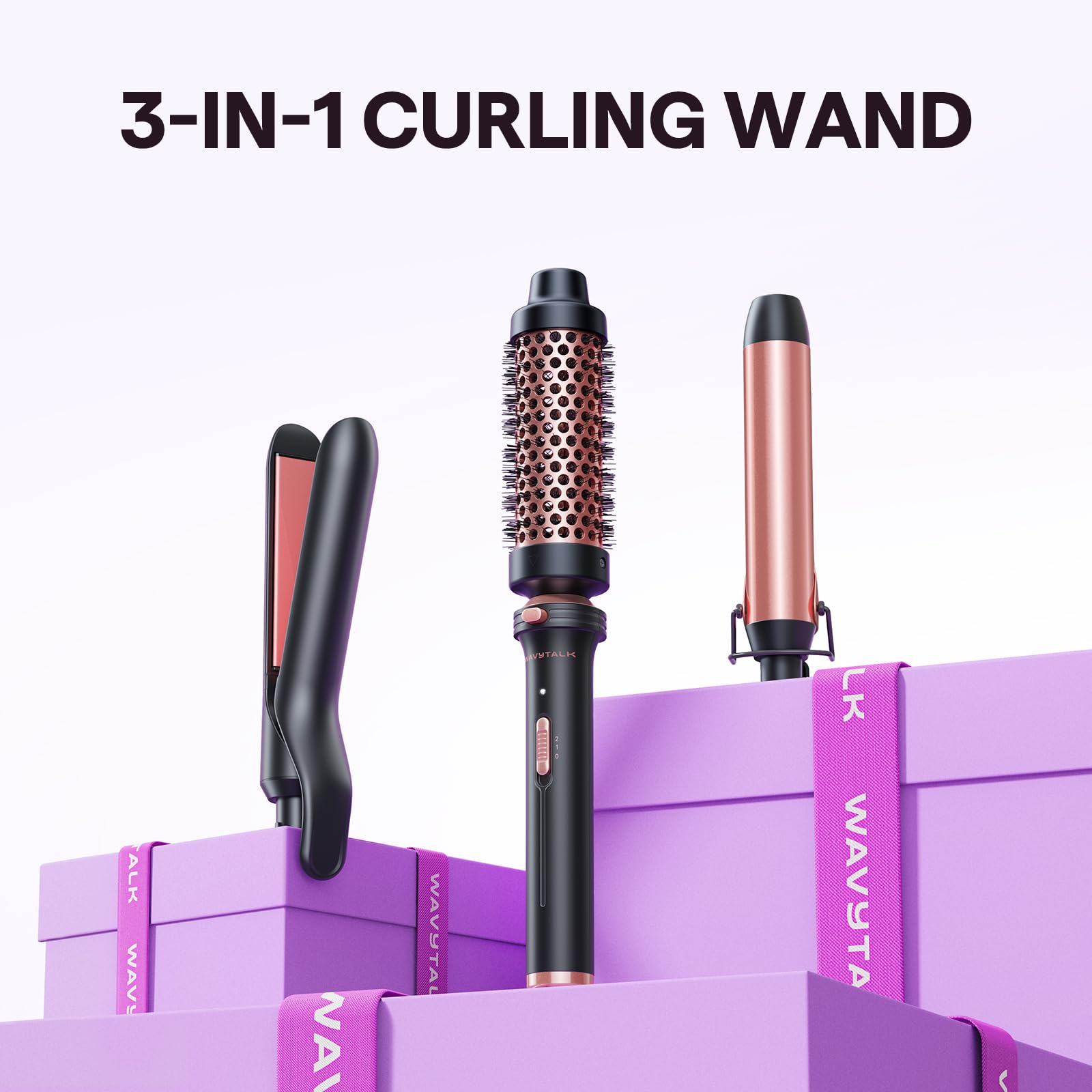 Wavytalk dual voltage travel-ready setup ready for worldwide styling on the go.
