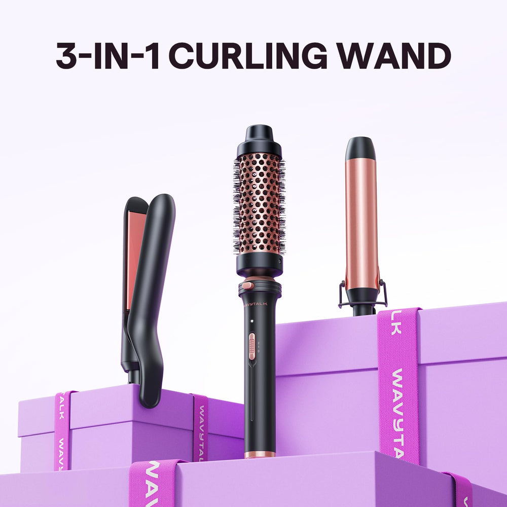 Wavytalk dual voltage travel-ready setup ready for worldwide styling on the go.