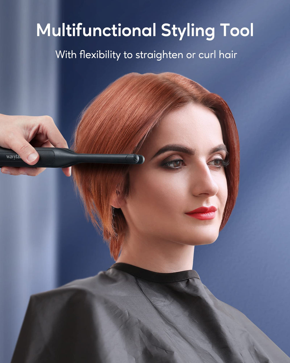 Wavytalk Dual-voltage travel flat iron ready for worldwide use