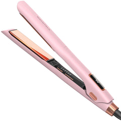 Wavytalk flat iron titanium plate close-up for durable smooth glide