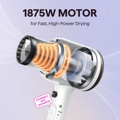 Wavytalk concentrator nozzle for precise styling and smooth finish