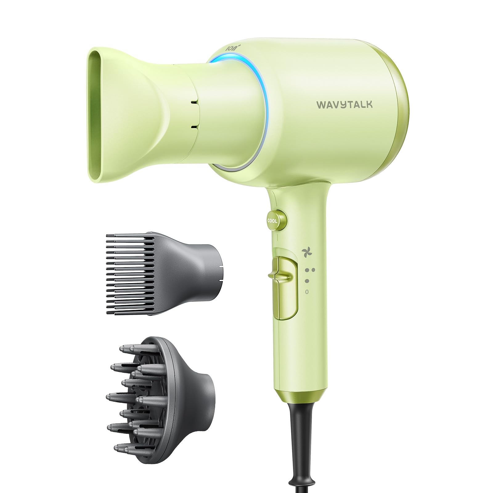 Wavytalk hair dryer diffuser for frizz control and defined curls.