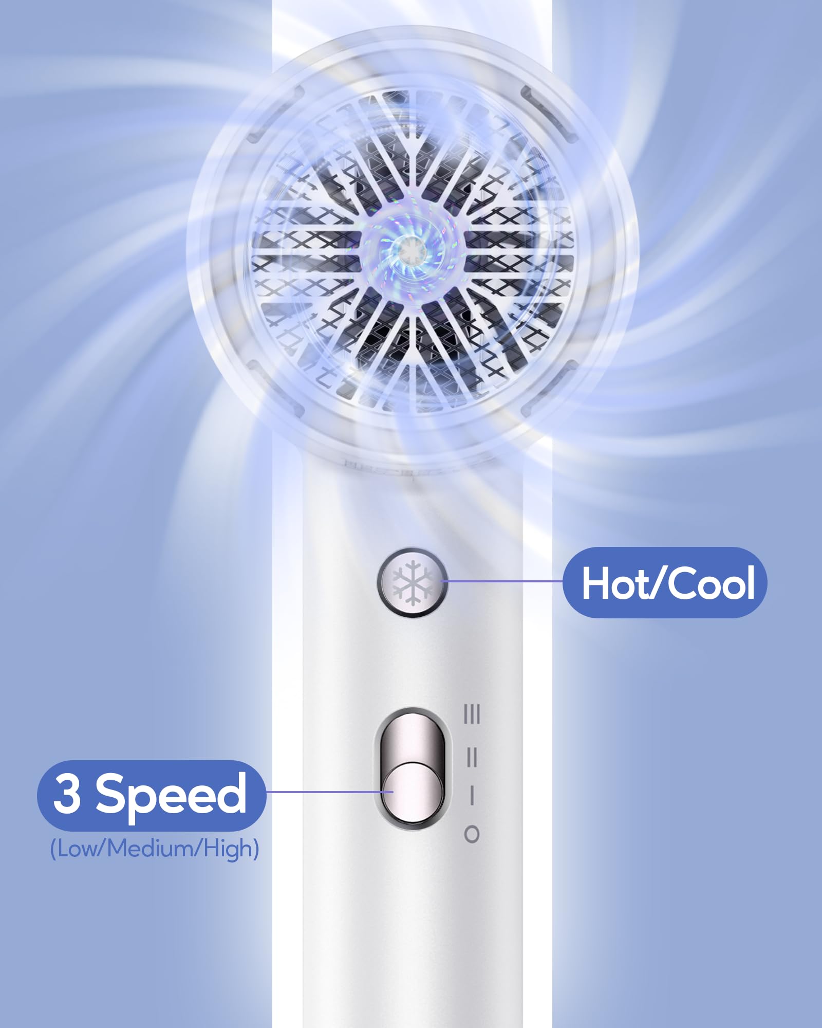 Wavytalk hair dryer lightweight design reduces fatigue during styling.