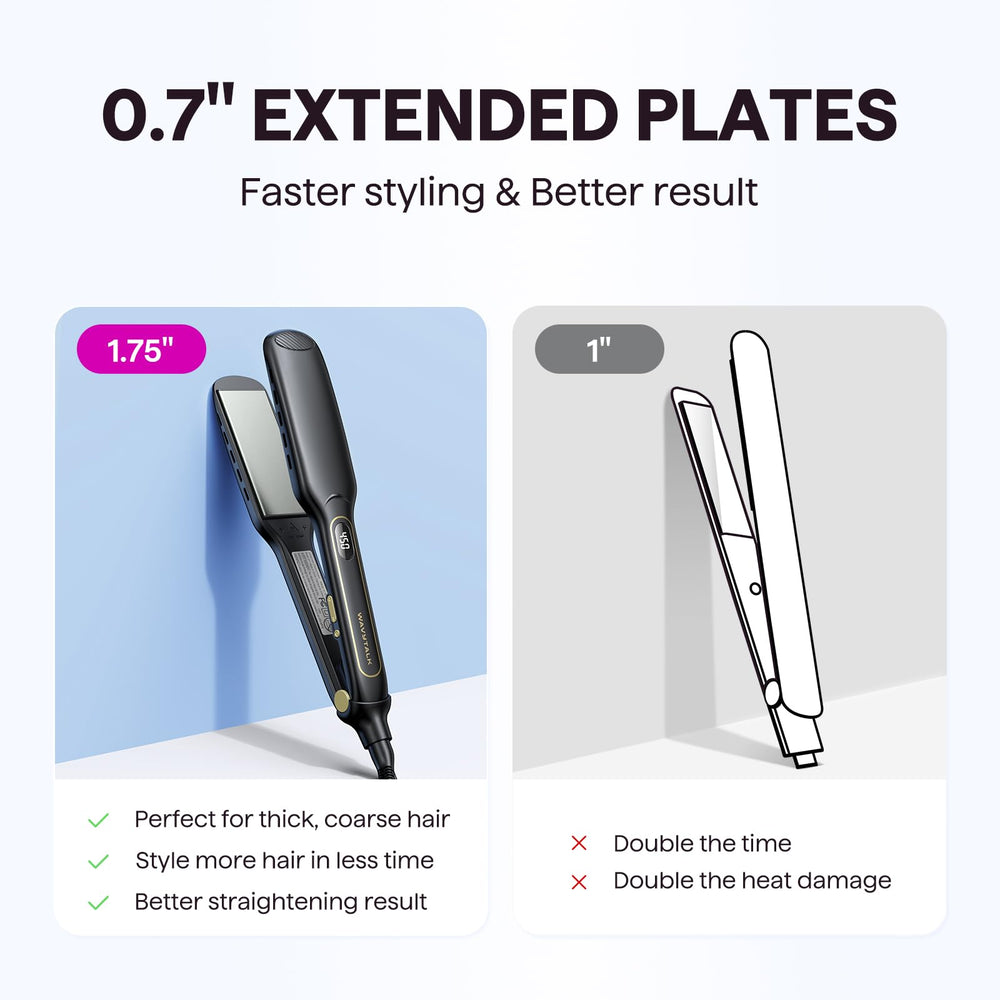 Wavytalk heat-up in 30 seconds enables quick styling sessions