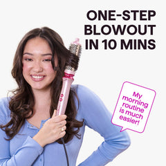 Wavytalk Heatwave Pro shows bilateral ionic outlet for even frizz control.