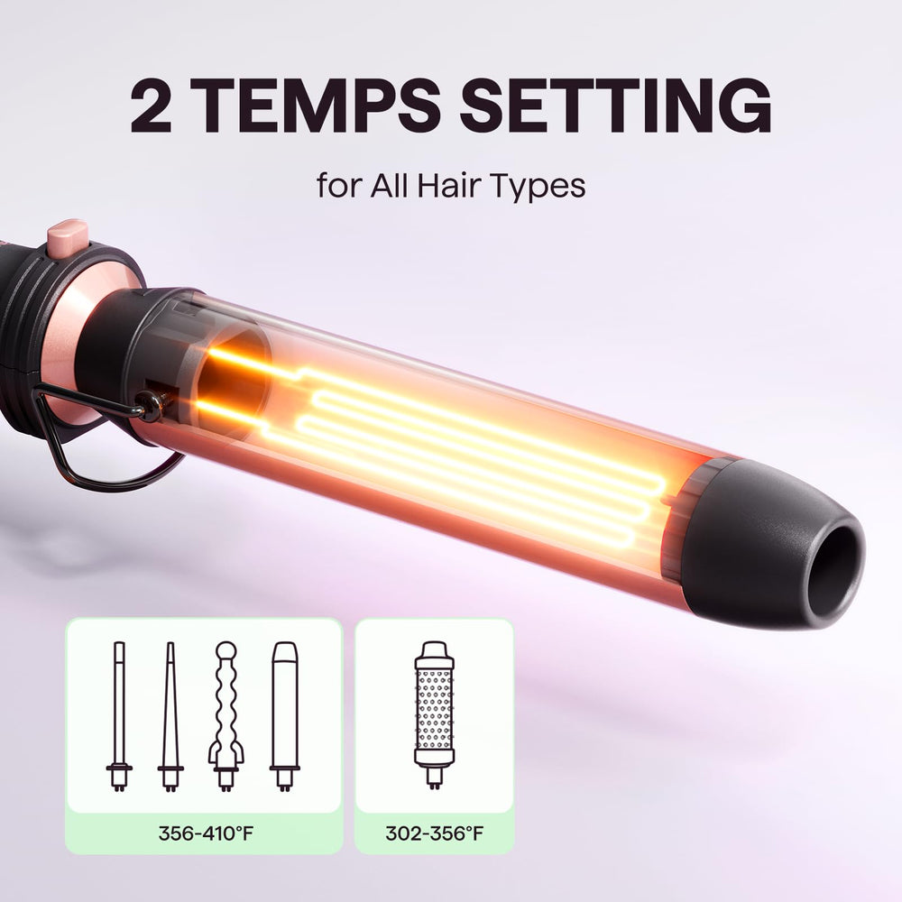 Wavytalk instant heat up feature for quick styling sessions.