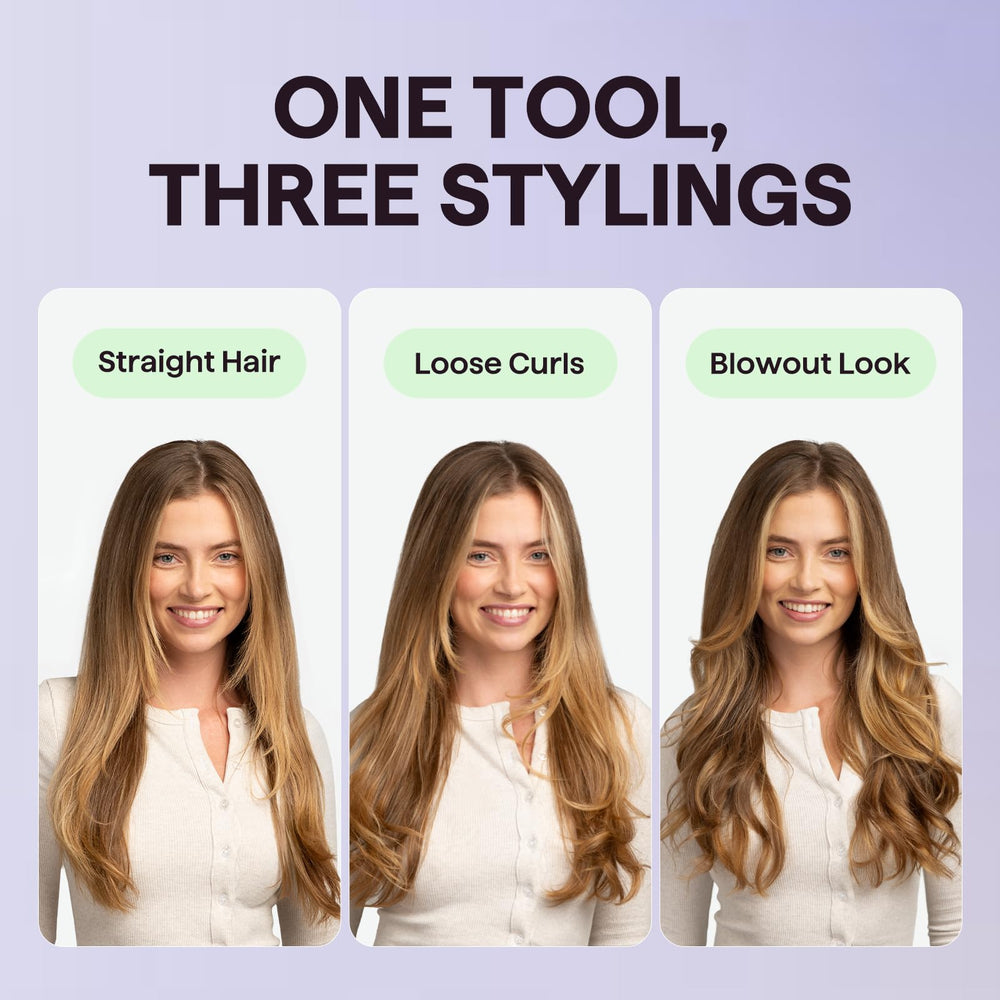 Wavytalk ionic technology reduces frizz and locks in moisture