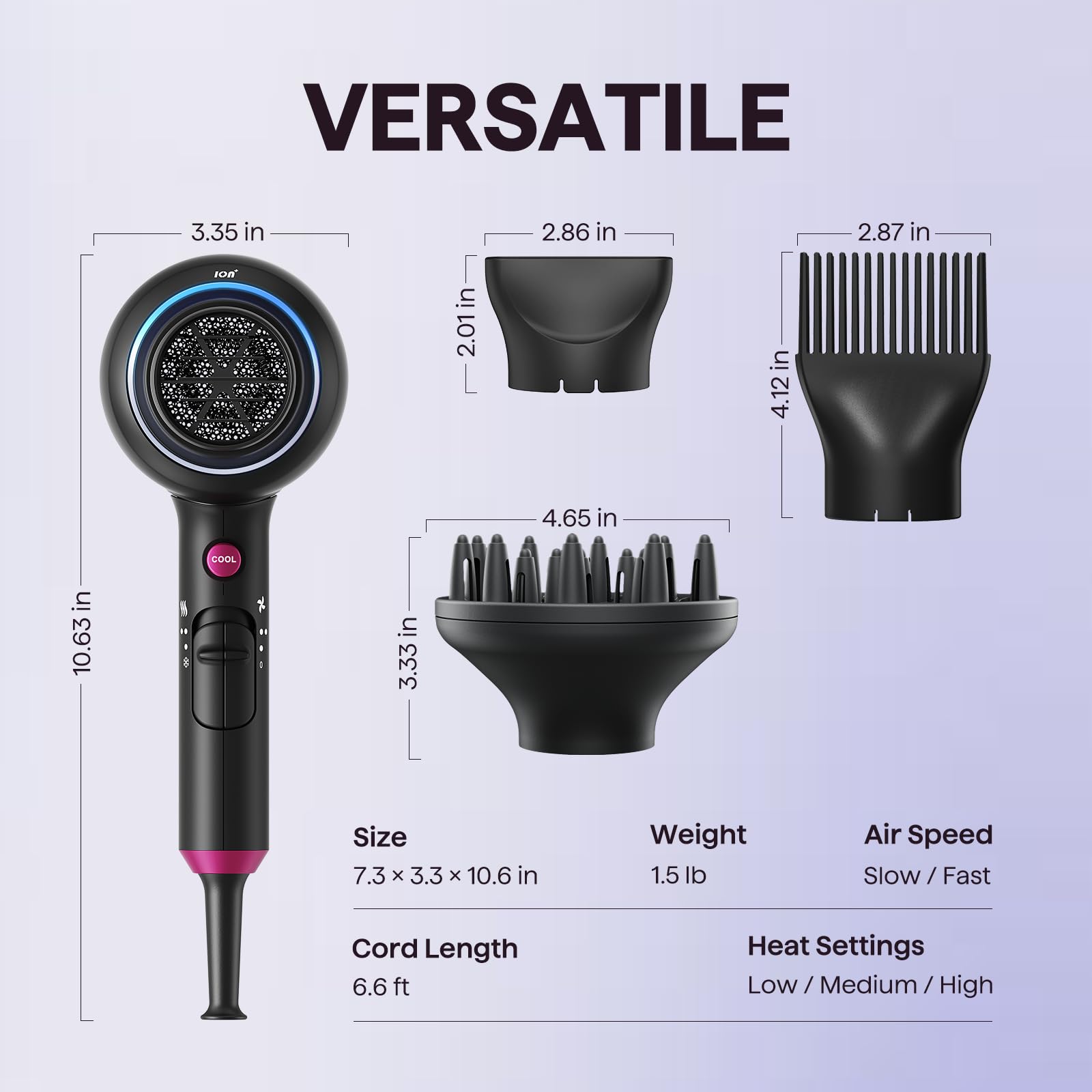 Wavytalk lightweight design and quiet operation boost morning routine comfort.
