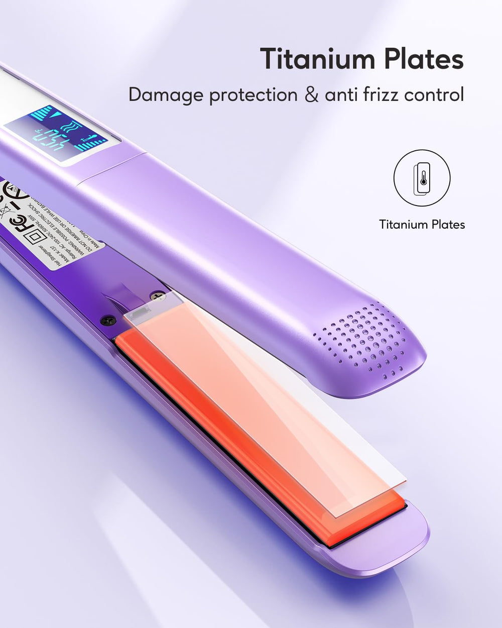 Wavytalk Pro purple finish image underscores stylish design for modern styling routines.