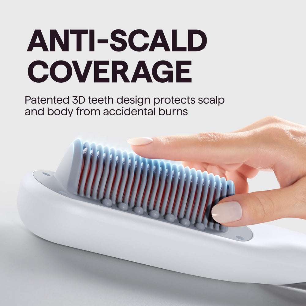 Wavytalk Pro Steam Brush included accessories image highlights value and setup convenience