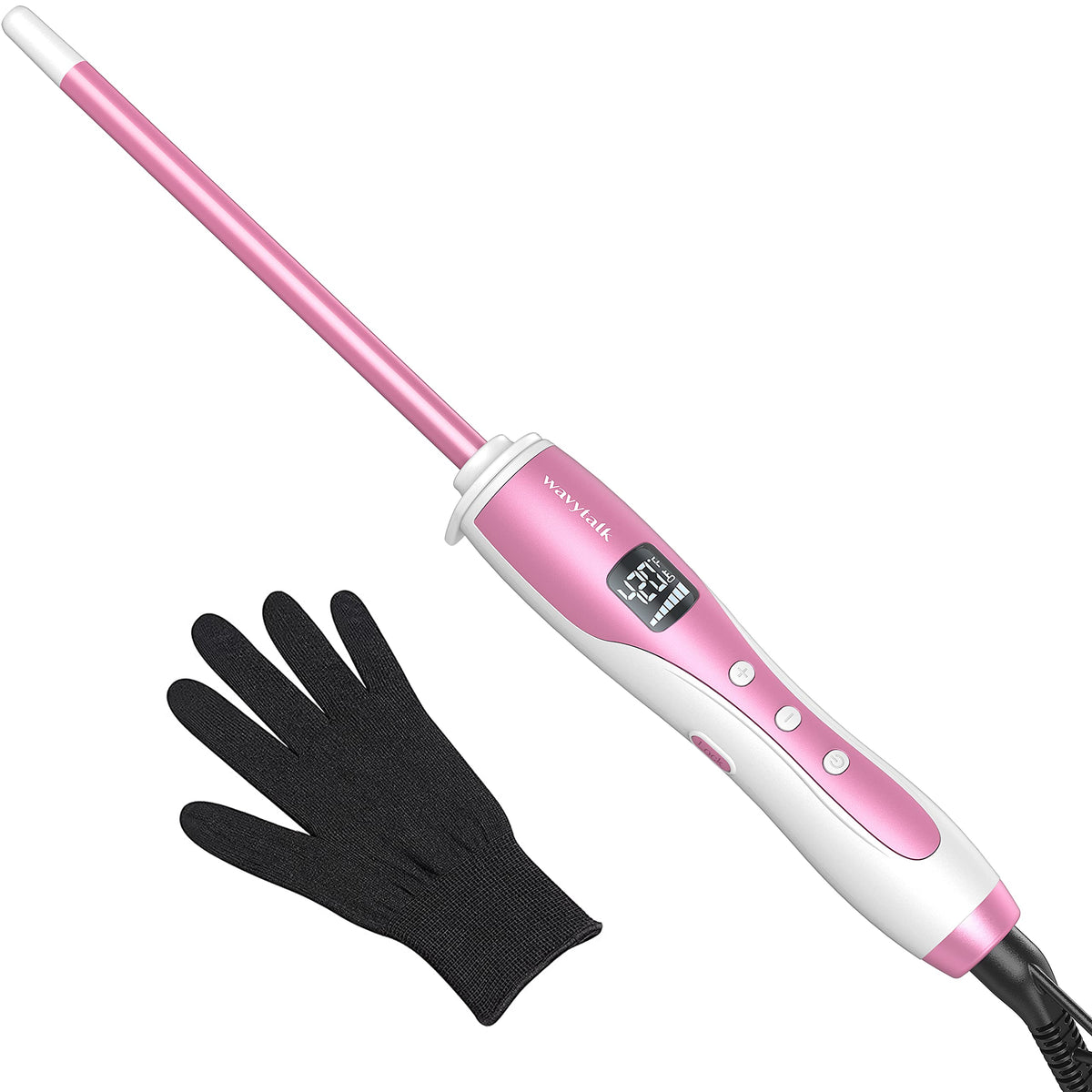 Wavytalk small curling wand rose pink for defined curls