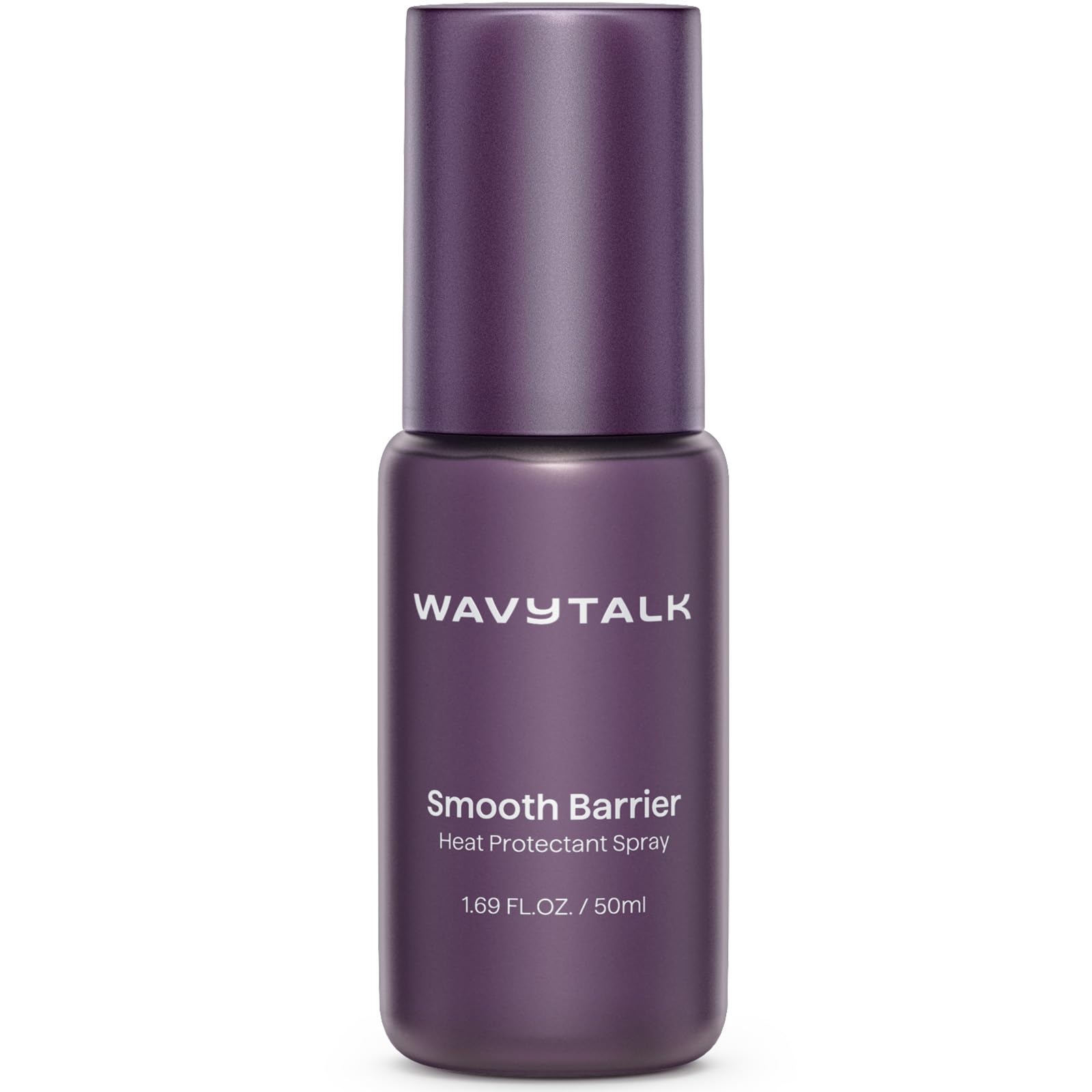 Wavytalk Smooth Barrier spray bottle ready for styling with heat protection