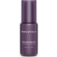 Wavytalk Smooth Barrier spray bottle ready for styling with heat protection