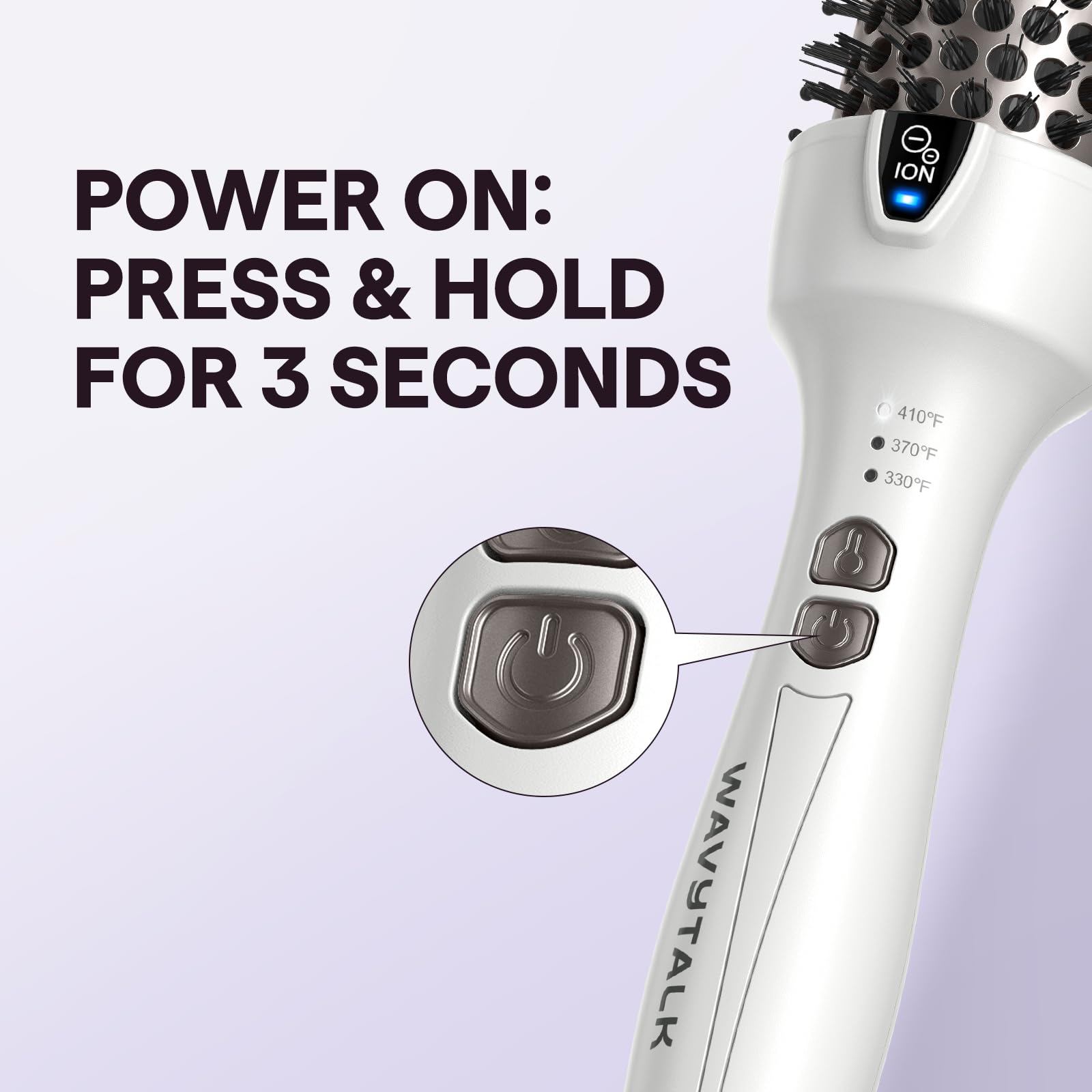 Wavytalk smooth finish minimizes tangles and frizz