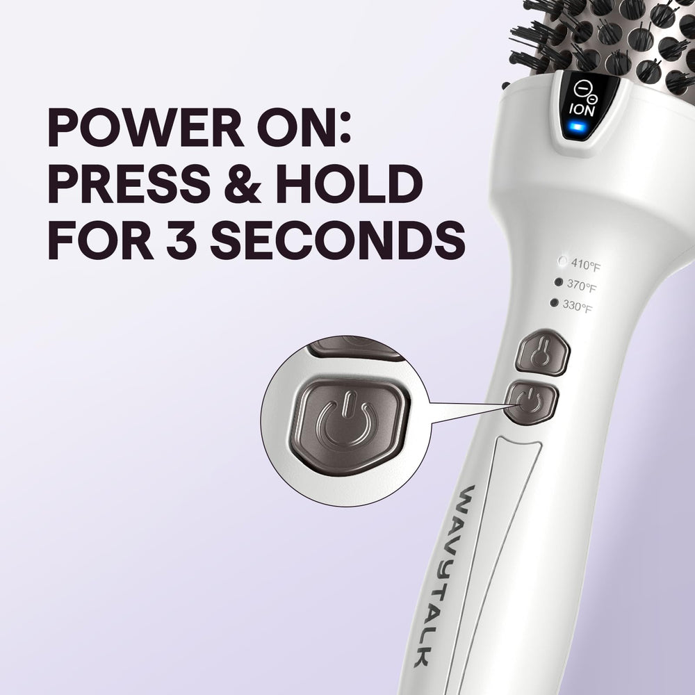 Wavytalk smooth finish minimizes tangles and frizz