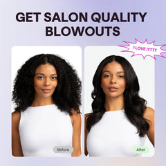 Wavytalk temperature settings 330, 370, 410°F tailor heat for all hair types.