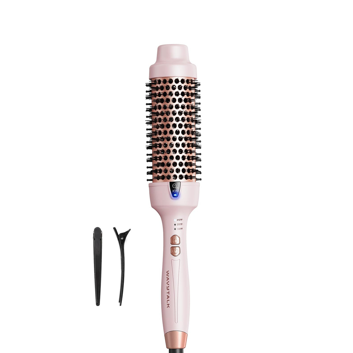 Wavytalk Thermal Brush with a 1.7-inch barrel delivers smooth, voluminous blowouts.