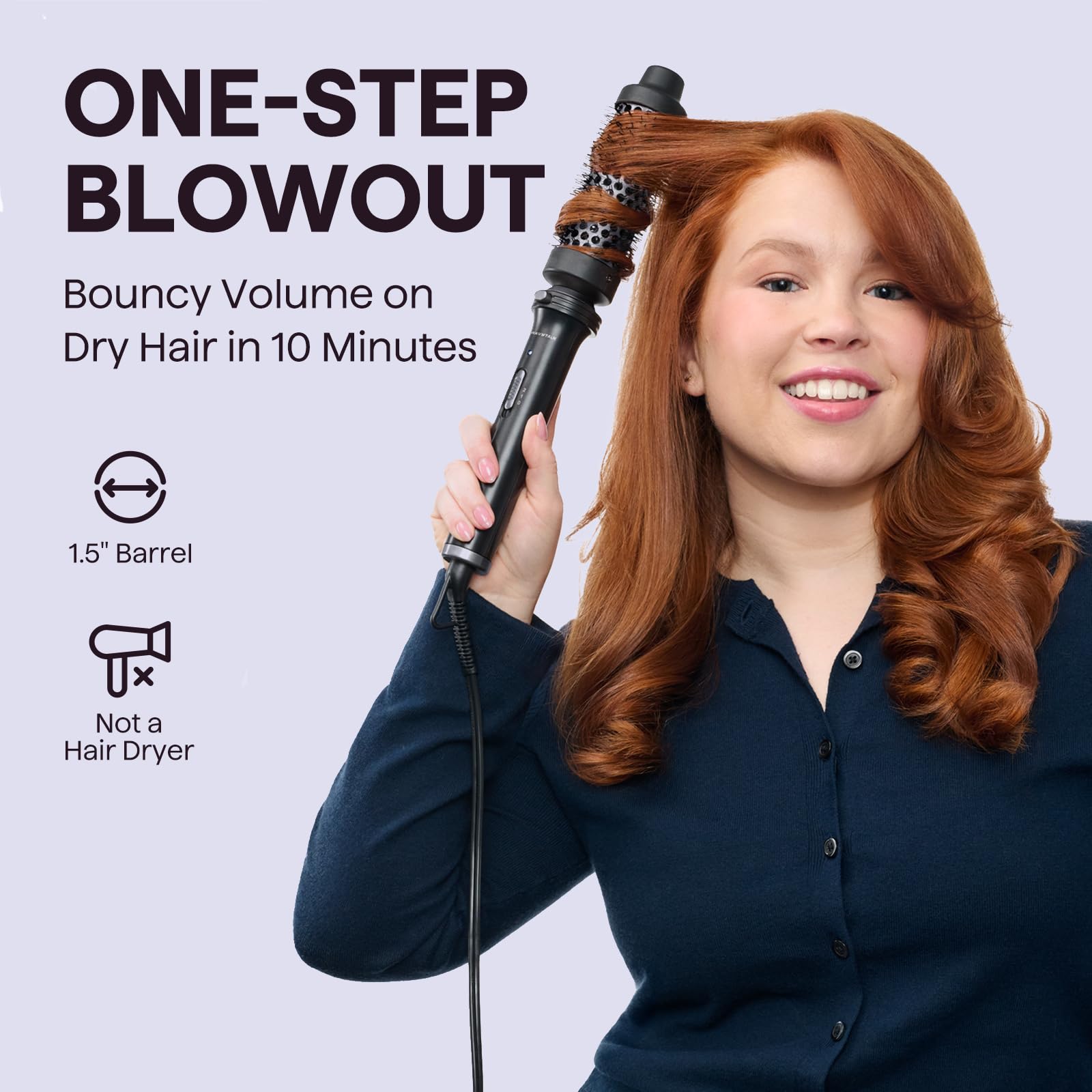Wavytalk Thermal Brush detachable head for easy cleaning and replacement