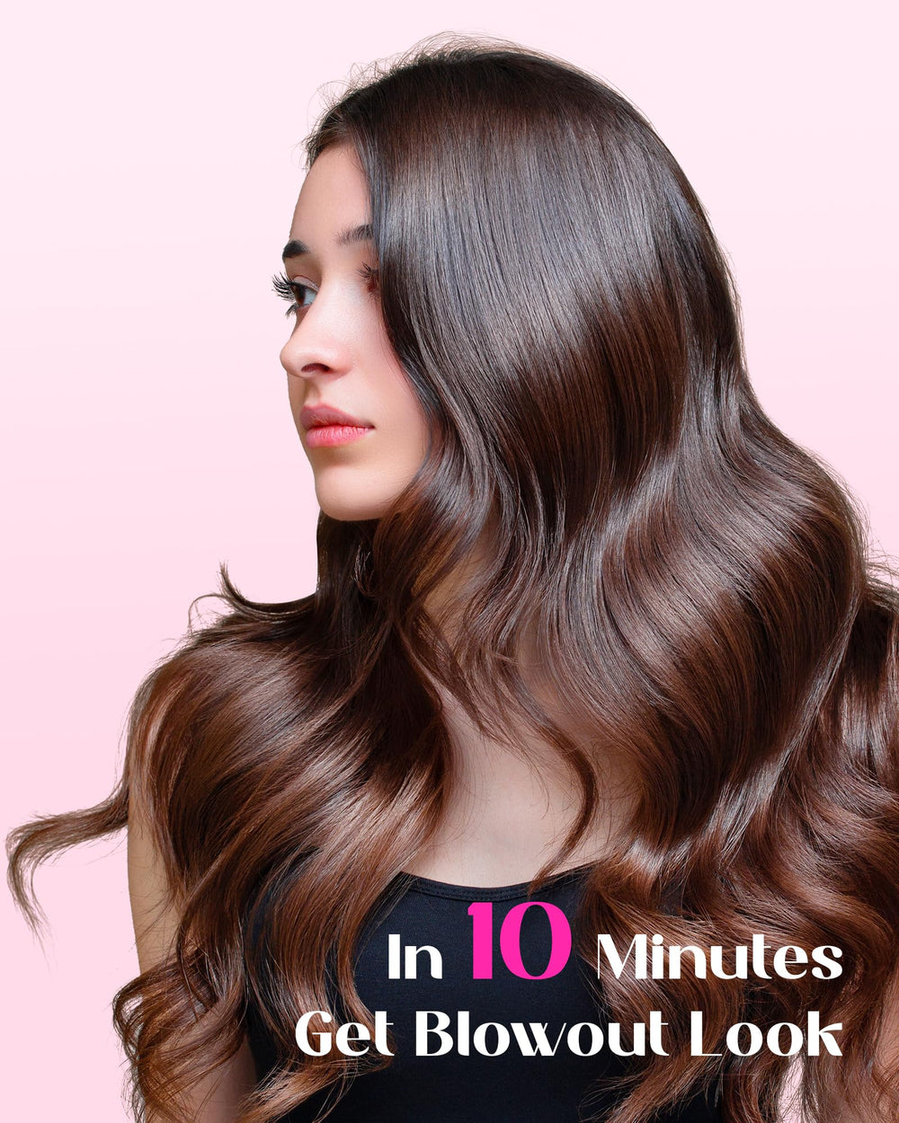 Wavytalk Thermal Brush with 350–410 heat settings for versatile styling