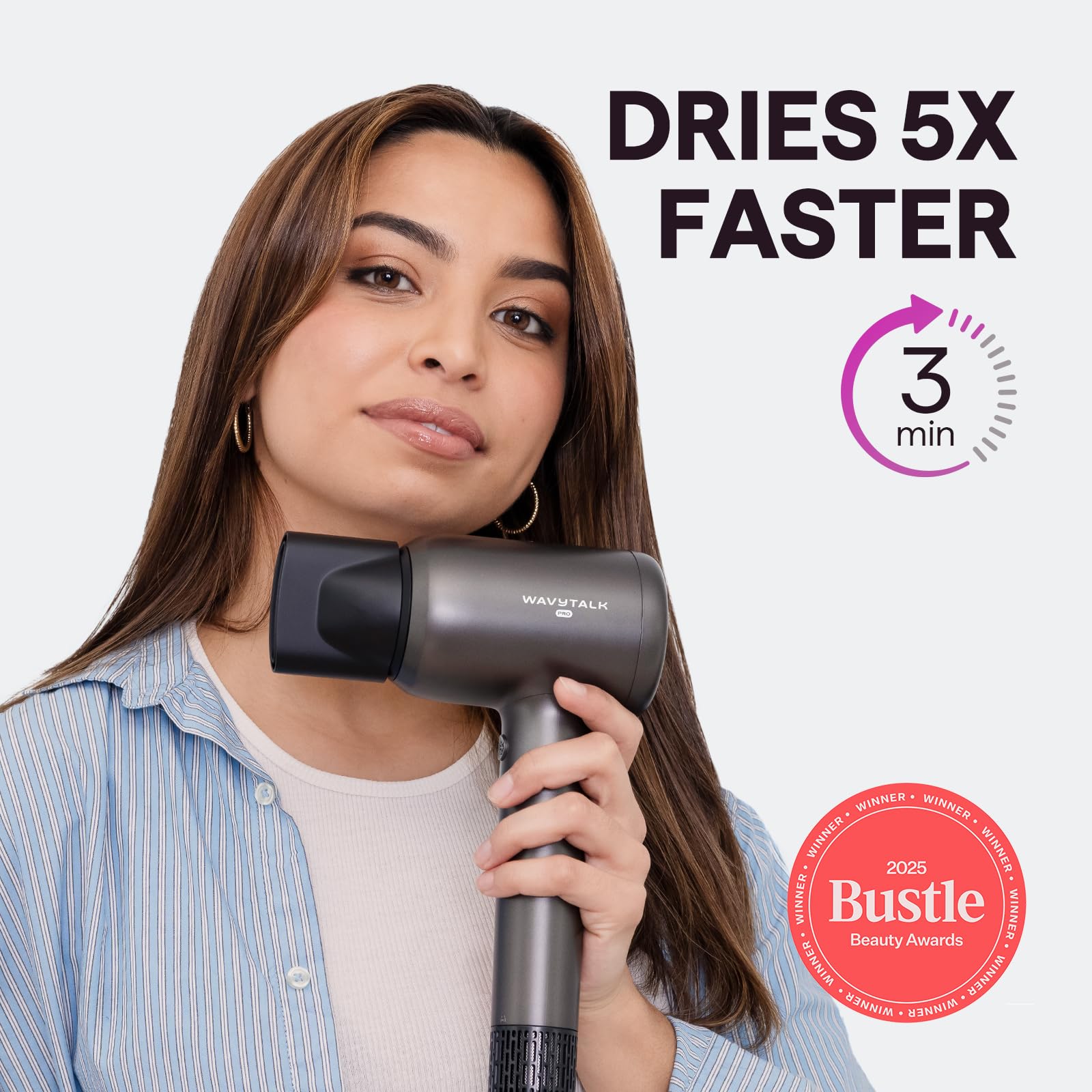 Wavytalk Turblow Pro fast-drying-airflow-23mps highlights high-velocity styling