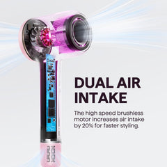 Wavytalk Turblow Pro in-use demonstrates fast drying in a real-life routine