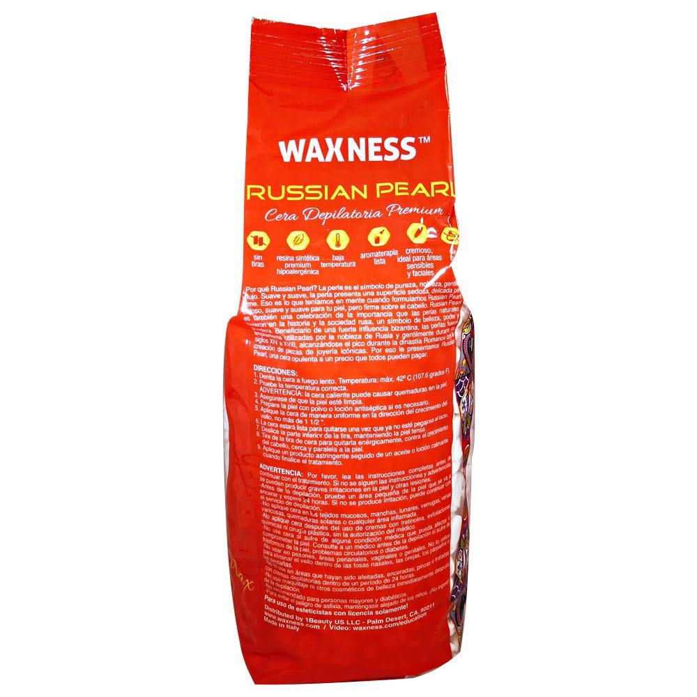 Wax Necessities pre-melted wax beads arriving as granules or chunks