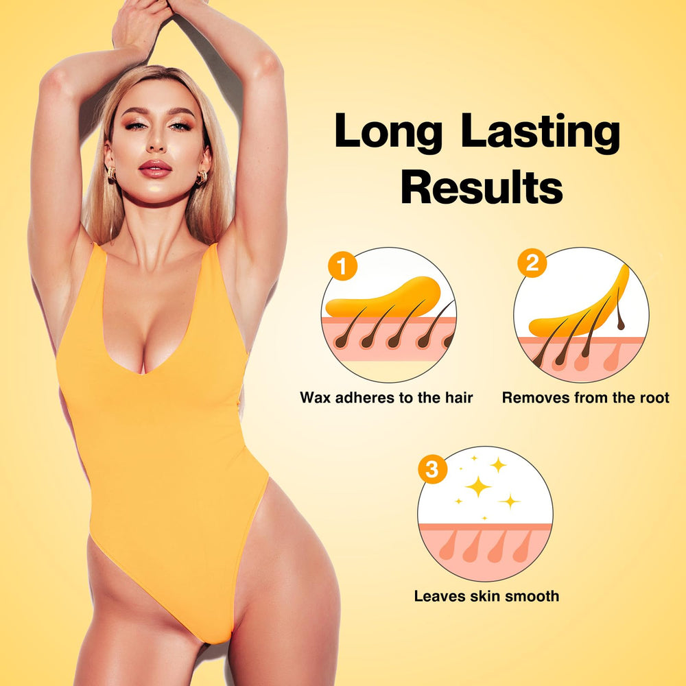 Waxers roll-on wax kit after-wax oil wipes soothe skin post-removal
