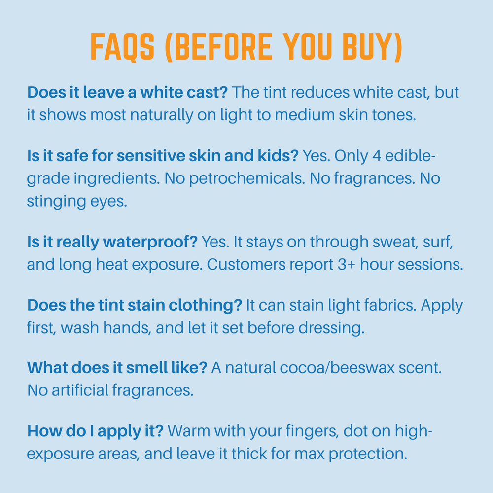Waxhead post-procedure skin sunscreen handy for healing and recovery care.