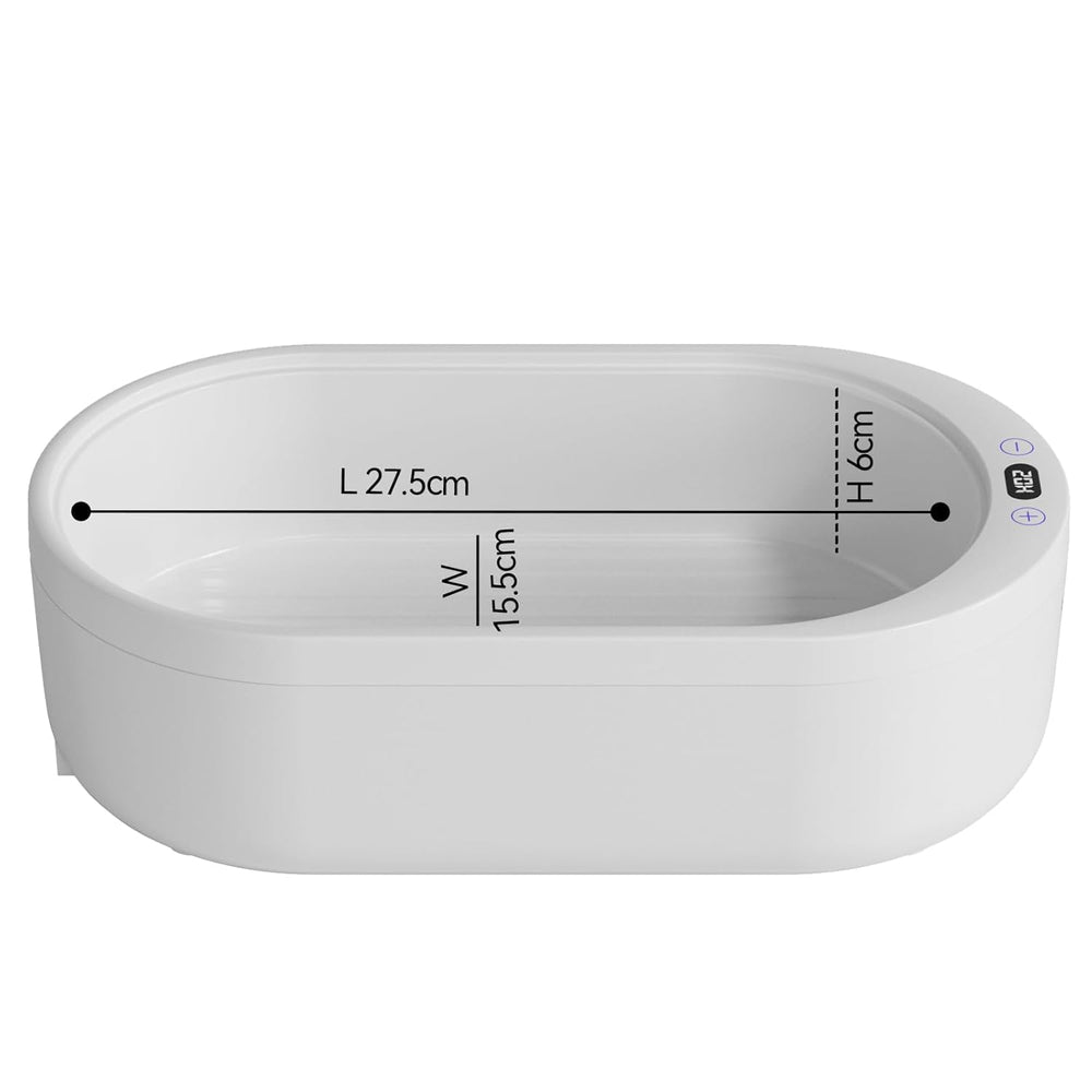Waxkiss auto-constant mode cools to 53°C for extended, unattended paraffin sessions.