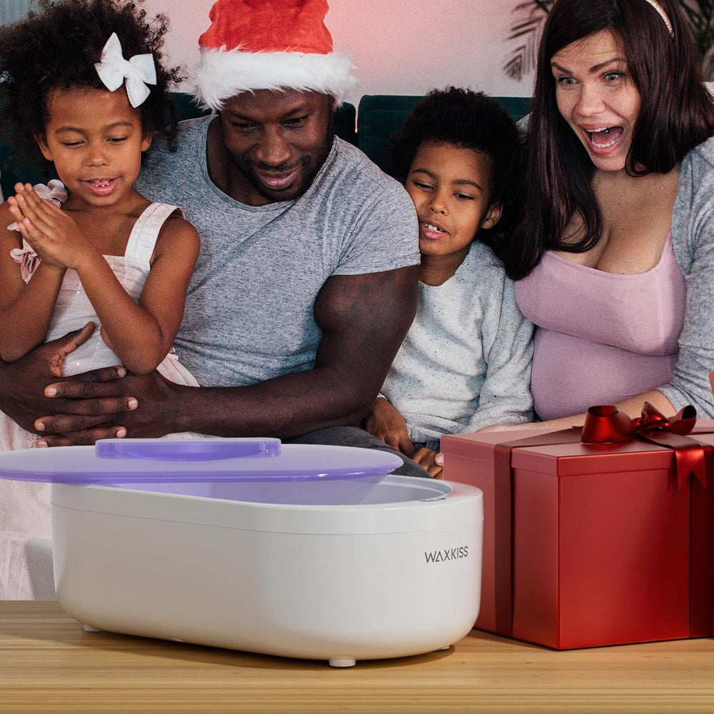 Waxkiss 2L compact design fits on countertops for home spa use.