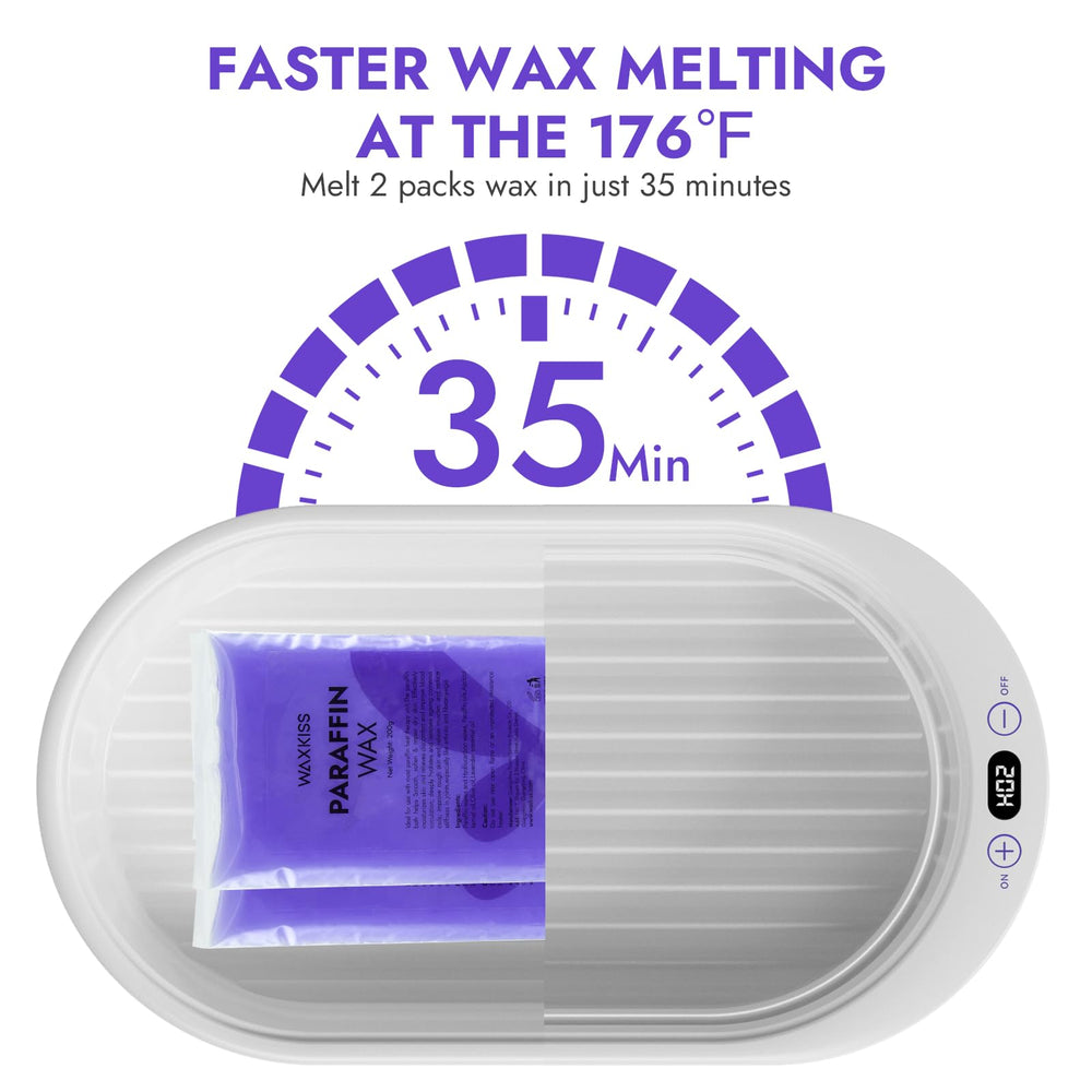Waxkiss matte-PP body delivers durable, fire-resistant housing with modern, premium look.