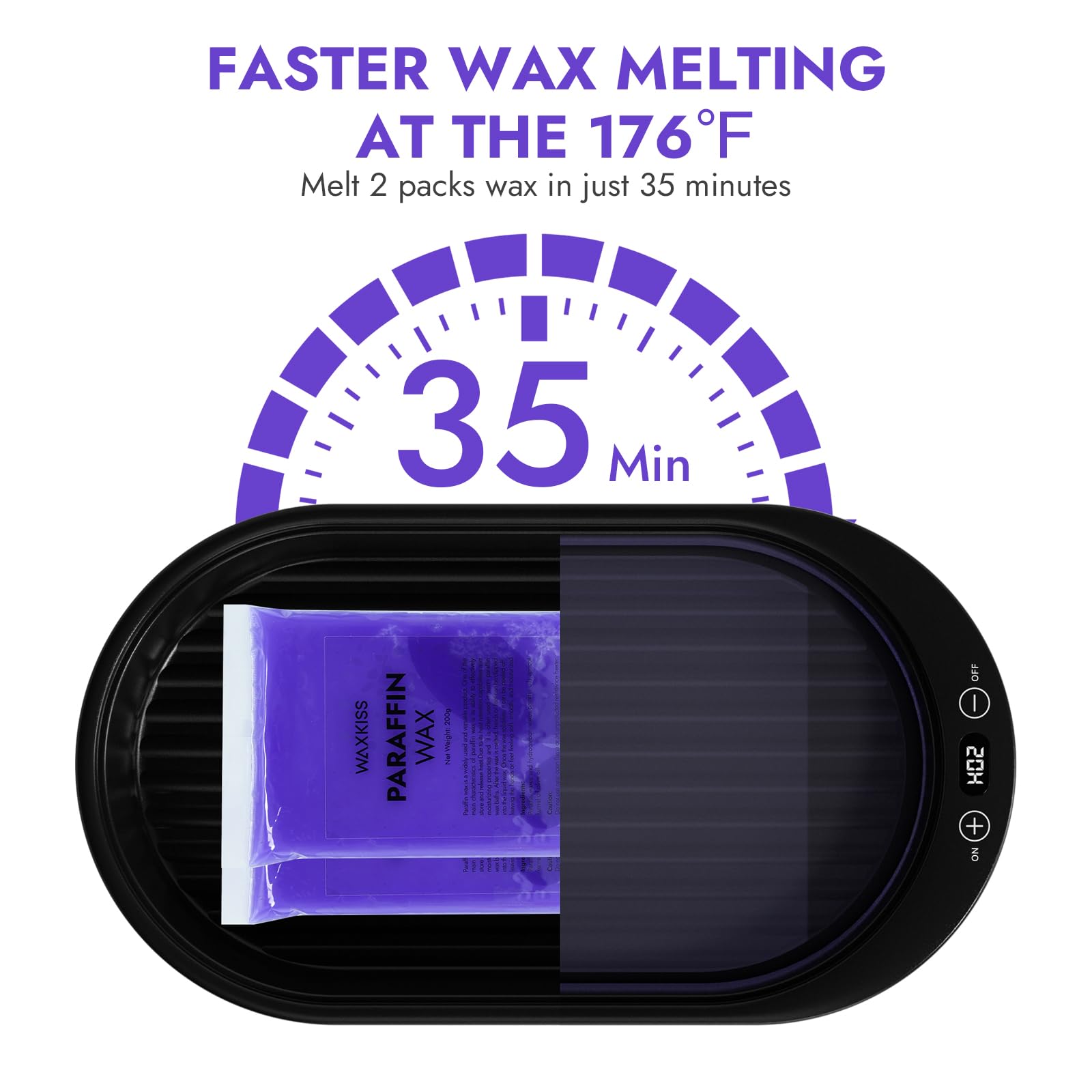 waxkiss machine made from fire-resistant PP material for durability.