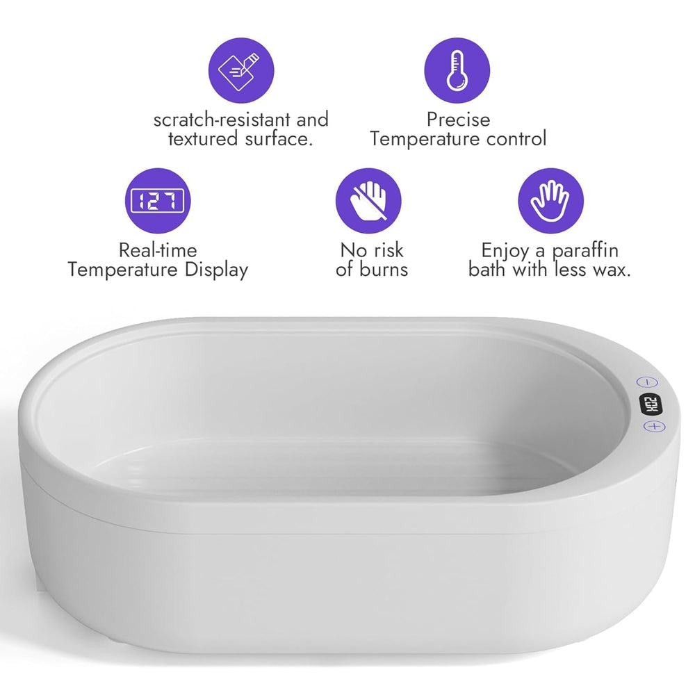 Waxkiss NTC temperature control ensures consistent warmth without overheating during use.